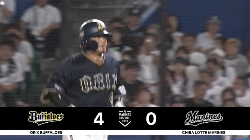 8回表・B森友哉 チャンスで仕事を果たす!! 犠牲フライで点差を広げ打点は50に到達!!