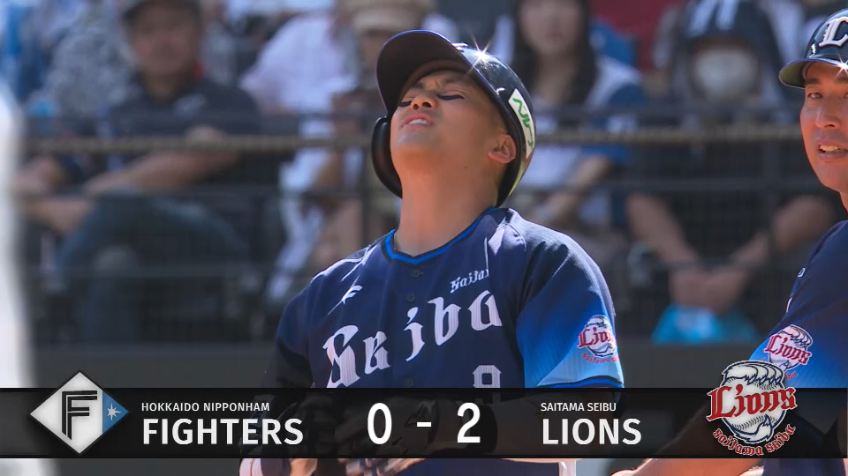 2回表・L蛭間拓哉 初球を弾き返す!! 貴重な追加点となるタイムリーヒット!!