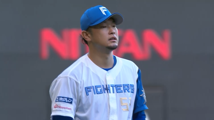 8回表・F池田隆英 2者連続三振を含む3者凡退でマウンドでほえる!!