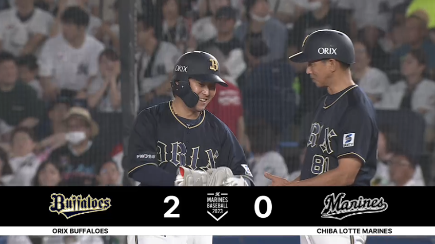 7回表・B西野真弘 代打起用に応えた!! 終盤での貴重な追加点を呼び込むタイムリーヒット!!