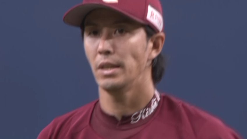 6回裏・E岸孝之 安定感のあるピッチング!! 6回100球4安打4奪三振1失点!!