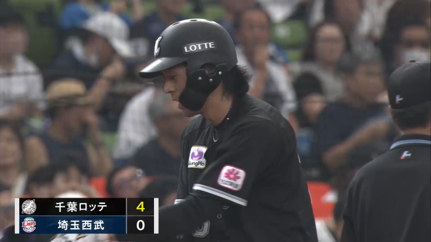 6回表・M岡大海 ライトへのタイムリー3ベースヒットで点差を4点差に広げる!!