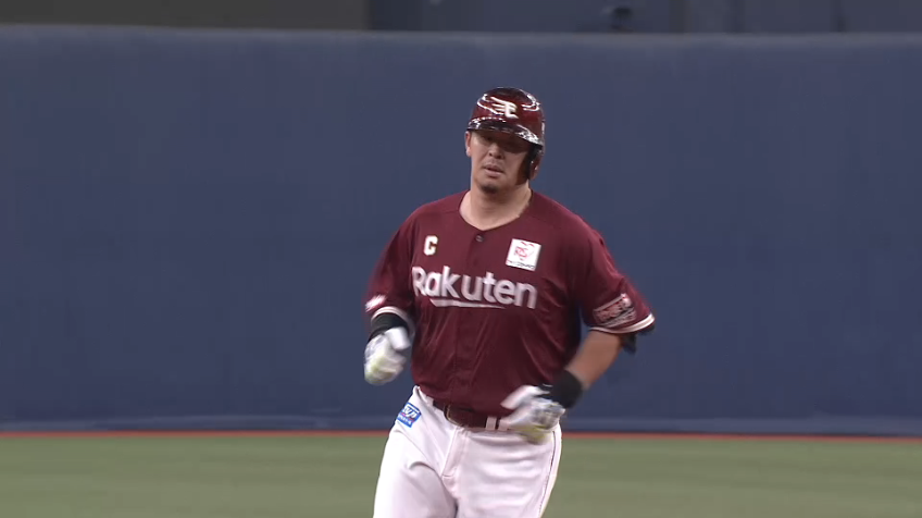 1回表・E浅村栄斗 リーグトップの24号!! 初回に特大の先制2ランホームラン!!