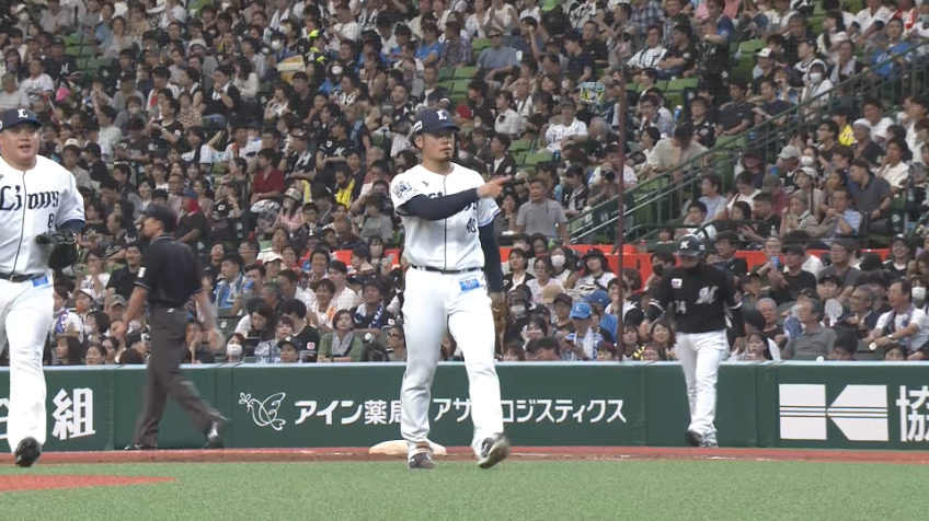 7回表・L田村伊知郎 勝利を呼び込む!! 1回を3者凡退の好リリーフを見せる!!