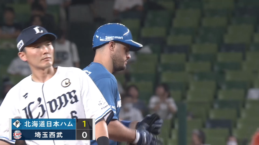 1回表・Fマルティネス 右中間を破るタイムリー2ベースヒットで先制!!