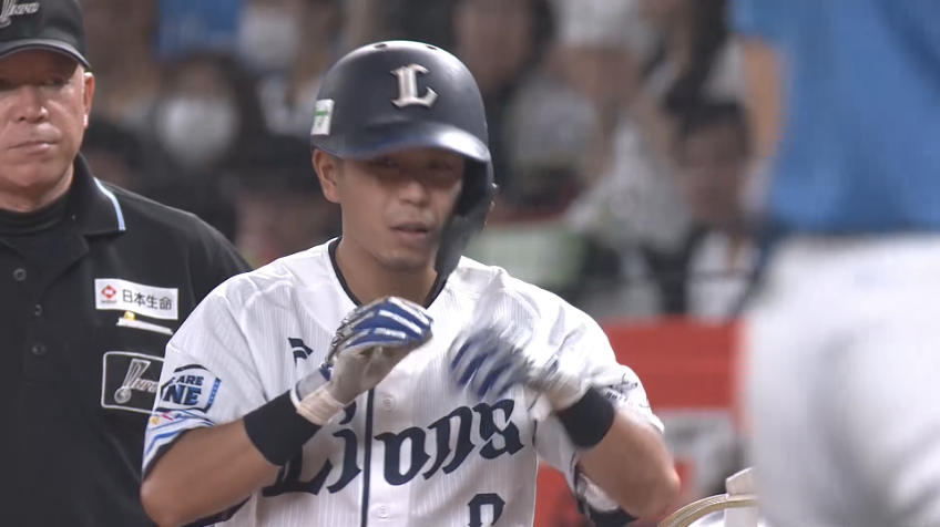 6回裏・L児玉亮涼 初球を捉えるタイムリー!! ライトへの鋭い打球で勝ち越しに成功!!