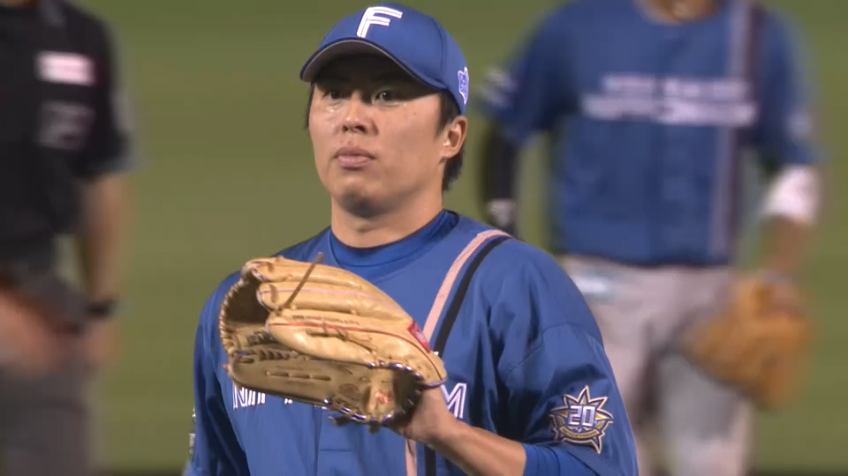 9回裏・F田中正義 一発が出れば同点の場面で最高のボールを投げ込んだ!!