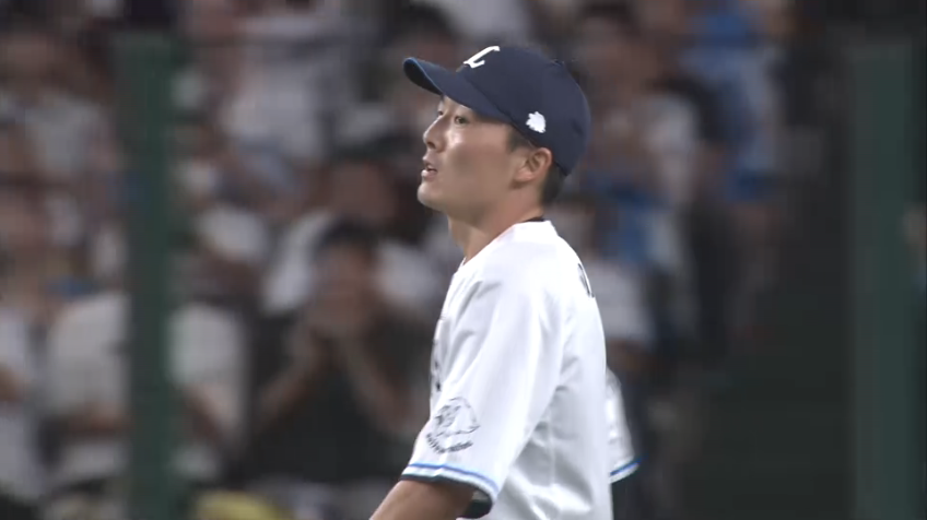 9回表・L源田壮亮 流石の球際!! 主将の好守で先頭打者の出塁を許さず!!