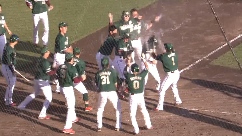 9回裏・E島内宏明 ここで一発!! 負けられない戦いで勝利を掴む第7号サヨナラ2ランホームラン!!