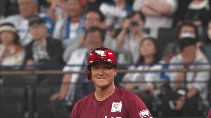 9回表・E銀次 ベテランが代打で大仕事!! 今季初安打が貴重な勝ち越しタイムリーヒット!!