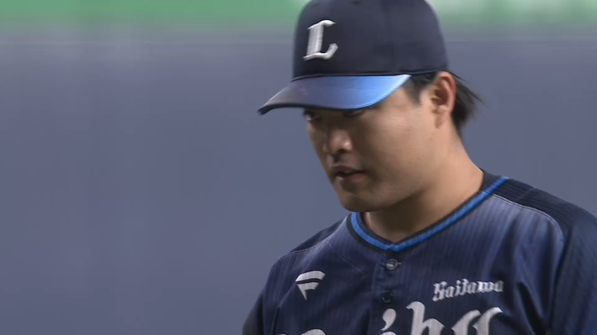 7回裏・L松本航 ピンチを凌いだ!! 7回112球7奪三振1失点のピッチング!!