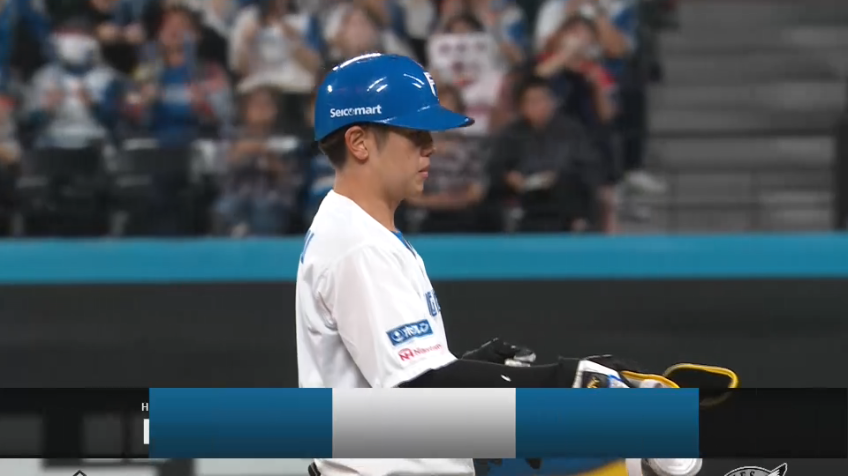 6回裏・F清水優心 2打席連続タイムリー!! レフトへのタイムリー2ベースヒット!!