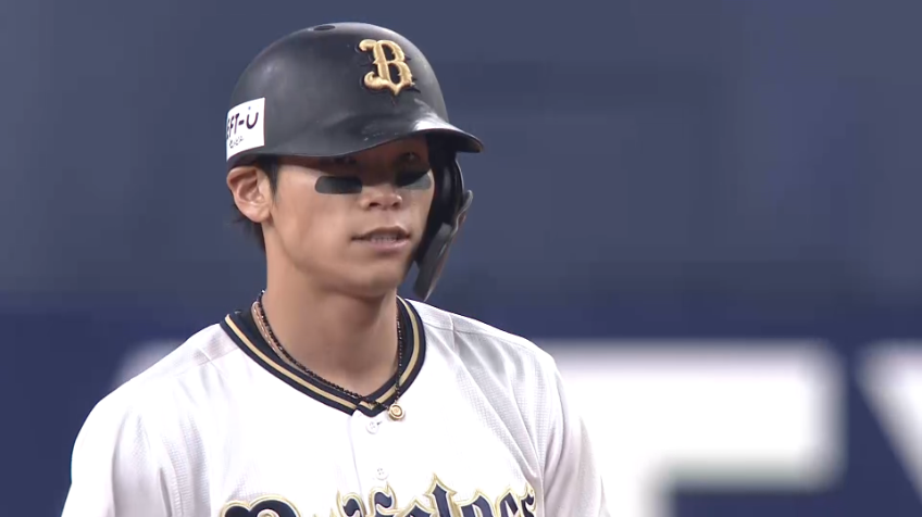7回裏・B中川圭太 これぞ無敵の中川!! 左中間を破る2点タイムリー2ベースヒット!!