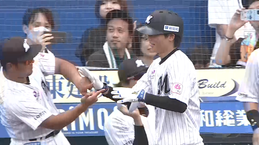 3回裏・M和田康士朗 先制の一発!! チーム初安打はライトスタンドへのソロホームラン!!