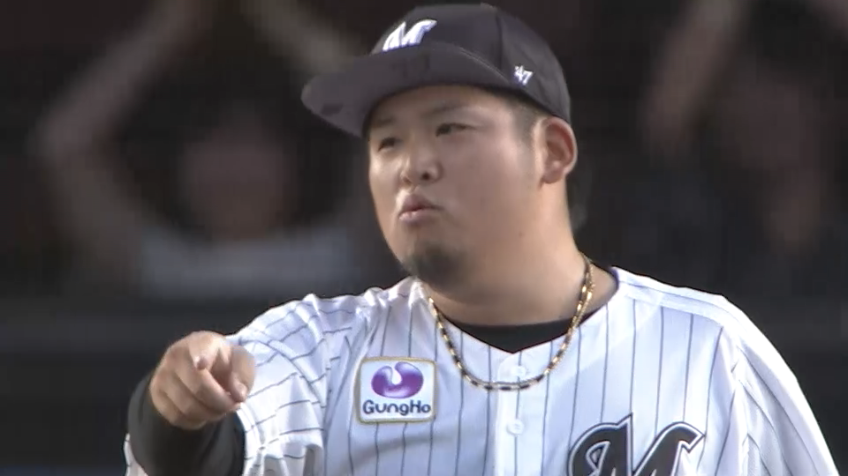 9回表・M澤田圭佑 最後はダブルプレー!! 1点差を守り切ってプロ初セーブを記録!!