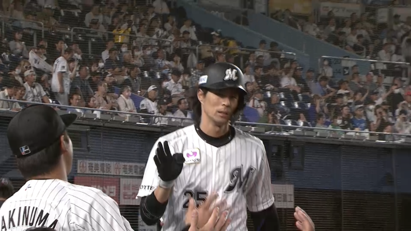 7回裏・M岡大海 反撃の狼煙を上げる!! 第7号ソロホームランで1点を返す!!