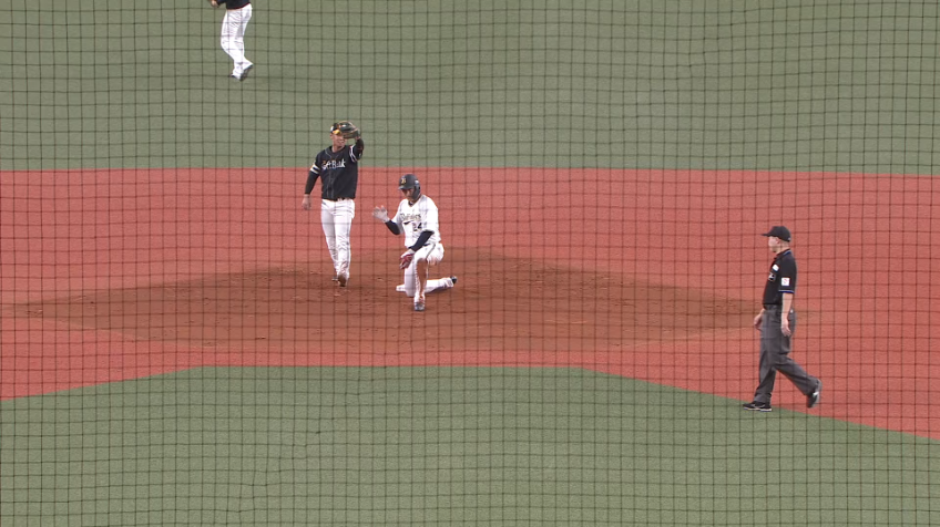 4回裏・B紅林弘太郎 盗塁成功でチャンスを広げる!