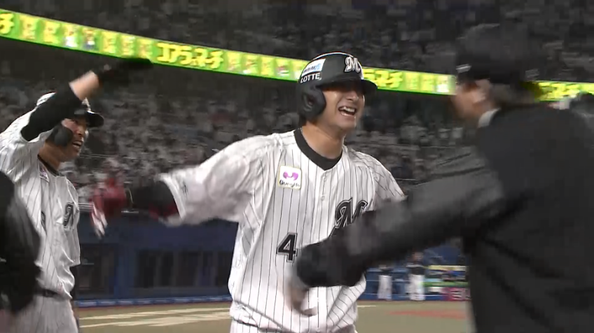 10回裏・M藤岡裕大 土壇場で食らいついた!! 同点の3ランホームランを放つ!!