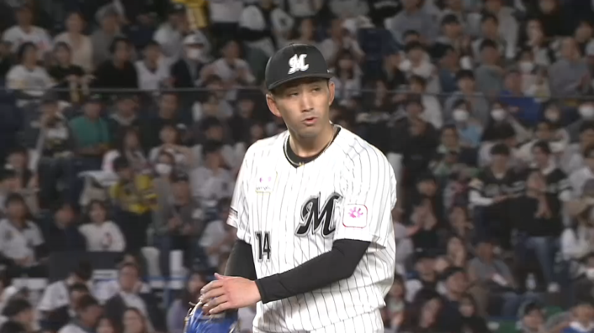 2回表・M小島和哉 攻撃の隙を与えない!! 3者連続三振を奪う!!