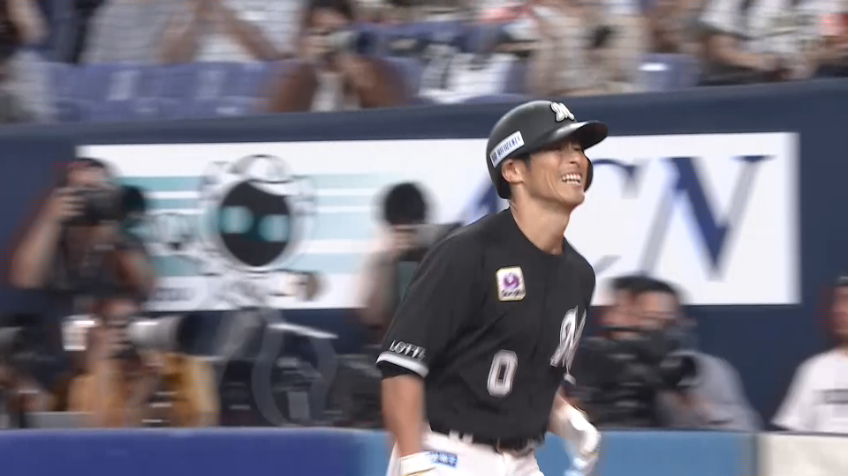 6回表・M荻野貴司 ベテランが魅せた勝ち越しのタイムリーヒット!!