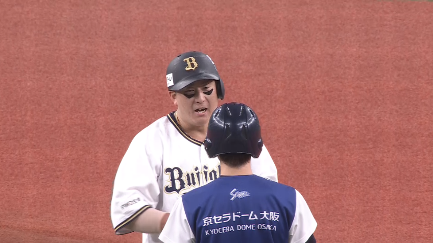 6回裏・B杉本裕太郎 Bセデーニョの激走もあり同点に追いつくタイムリー2ベースヒット!!